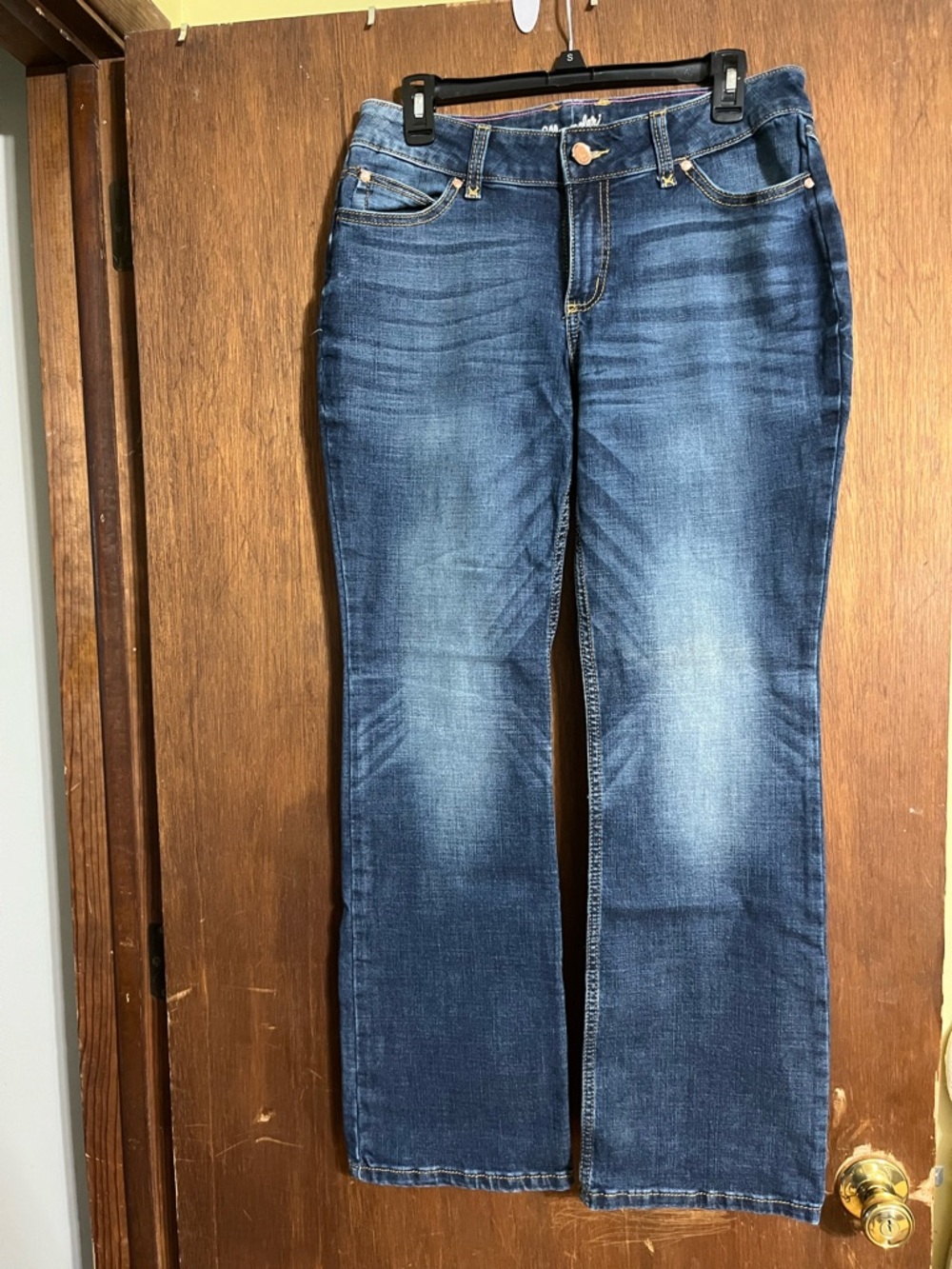 Wrangler Women's Dark Blue Flared Jeans